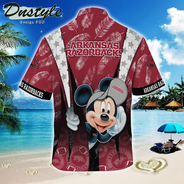 Arkansas Razorbacks Mickey NCAA Summer Hawaii Shirt