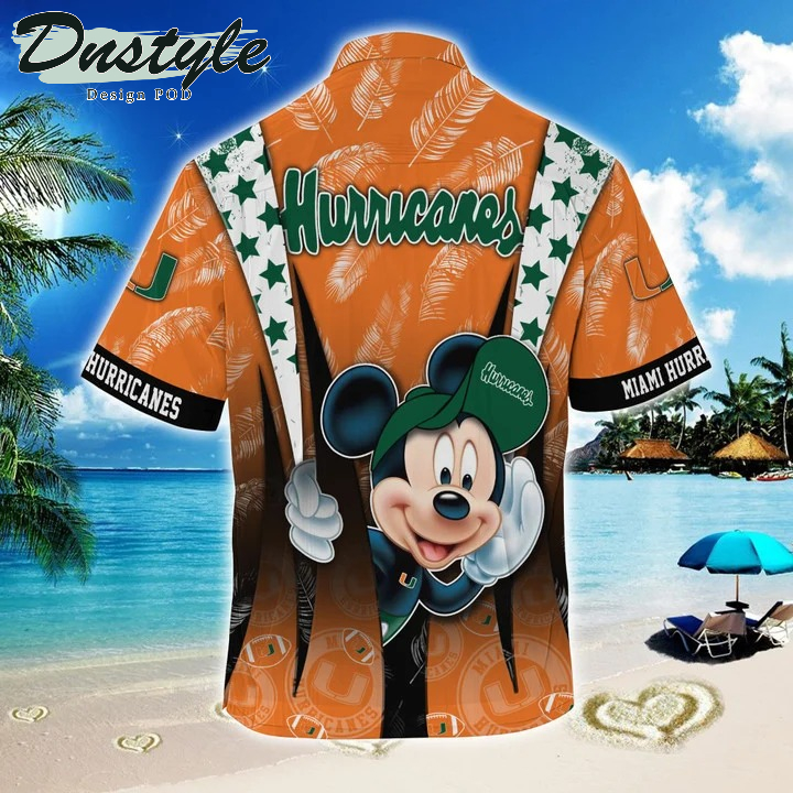 Miami Hurricanes Mickey NCAA Summer Hawaii Shirt