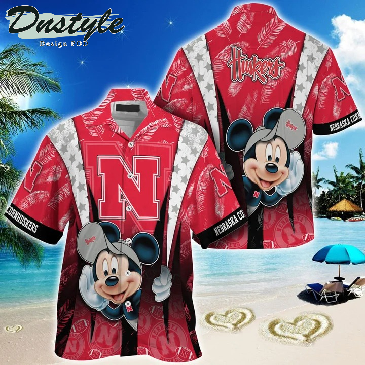 Nebraska Cornhuskers Mickey NCAA Summer Hawaii Shirt