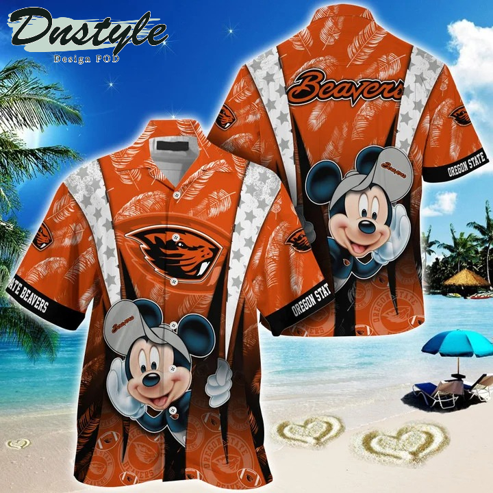 Oregon State Beavers Mickey NCAA Summer Hawaii Shirt