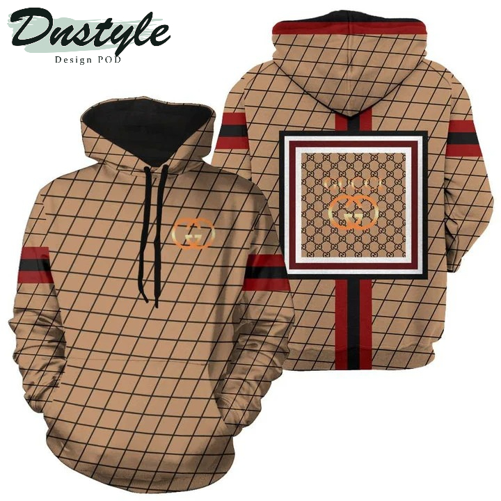 Gucci Luxury Brand All Over Print Hoodie