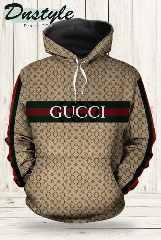 Gucci Top Luxury Brand All Over Print 3d Hoodie