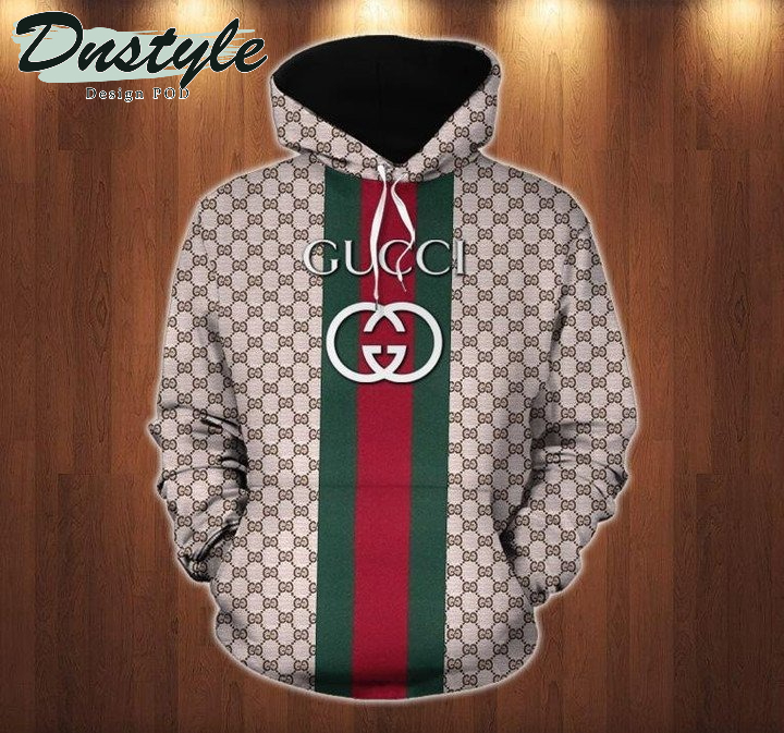 Gucci Collection All Over Print 3d Hoodie