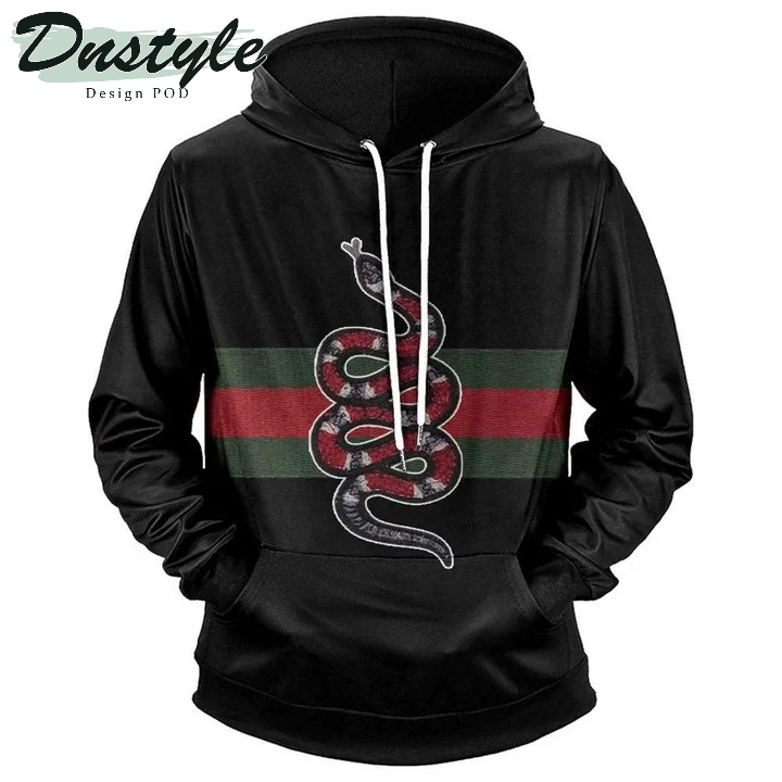 Gucci Snake All Over Print 3d Hoodie