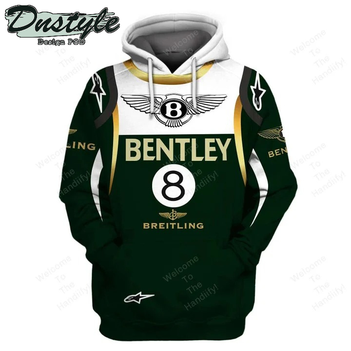 Bentley F1 Team Racing Breitling All Over Print 3D Hoodie