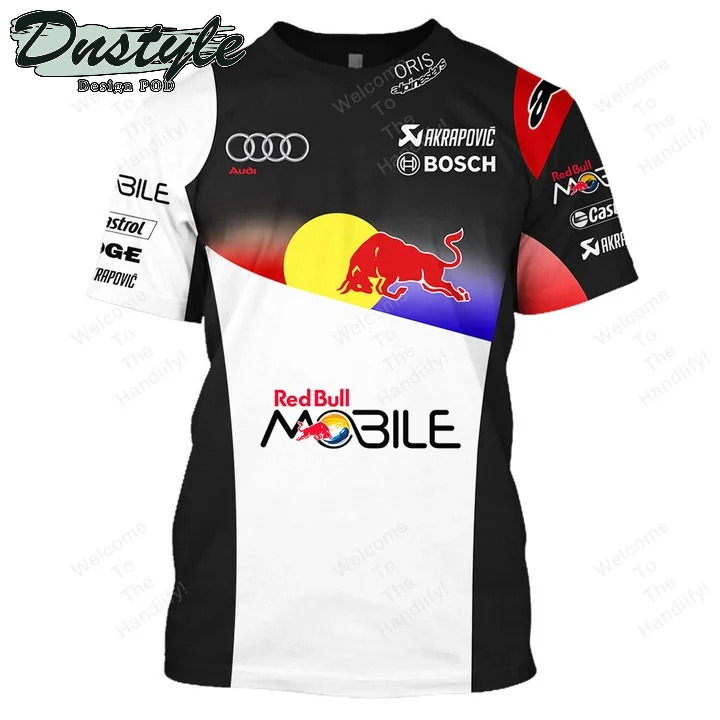Red Bull Mobile Racing Audi Bosch All Over Print 3D Hoodie