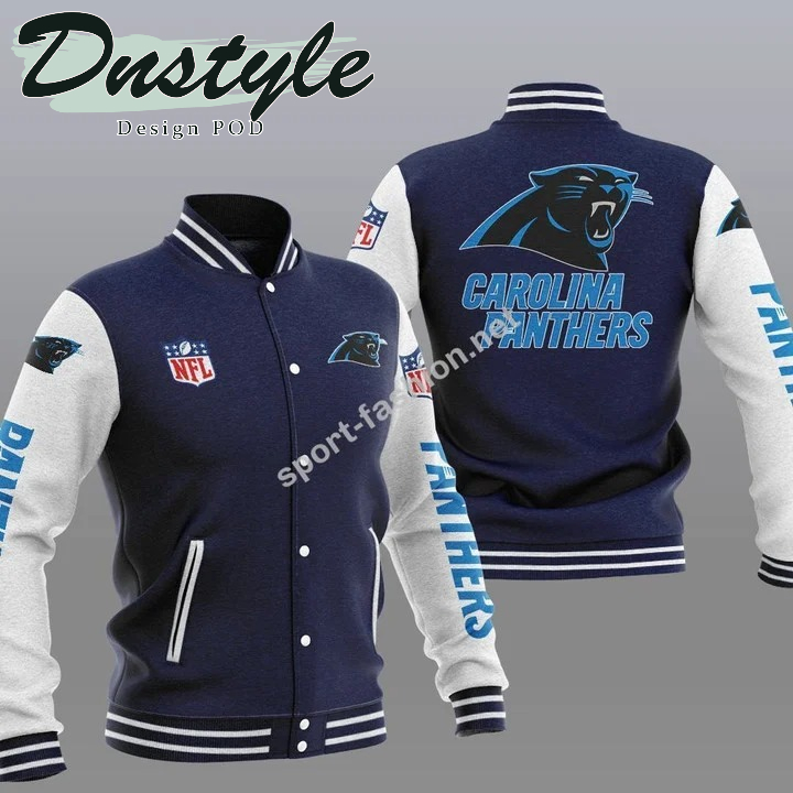 Carolina Panthers NFL Varsity Bomber Jacket