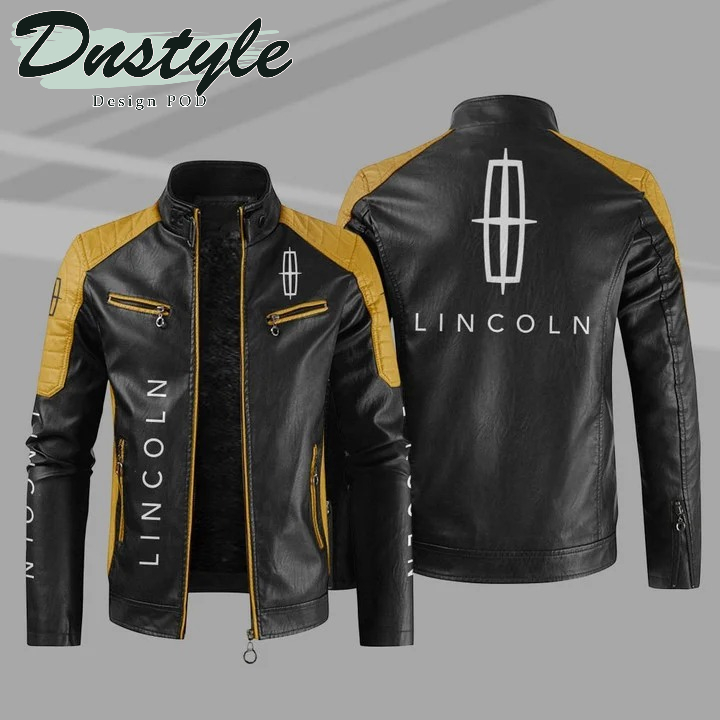 Lincoln Car Sport Leather Jacket