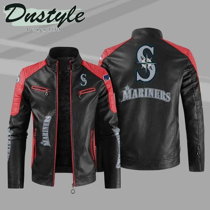 Seattle Mariners MLB Sport Leather Jacket