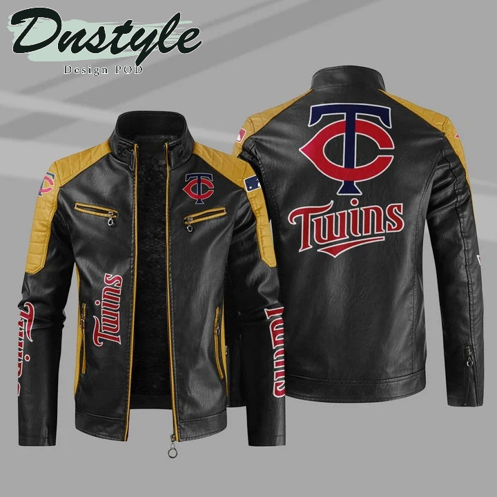 Minnesota Twins MLB Sport Leather Jacket