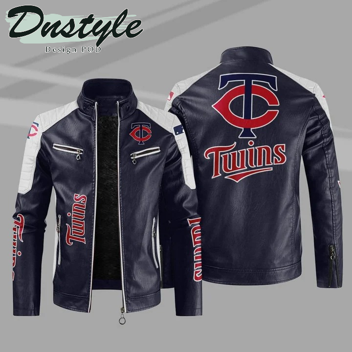 Minnesota Twins MLB Sport Leather Jacket