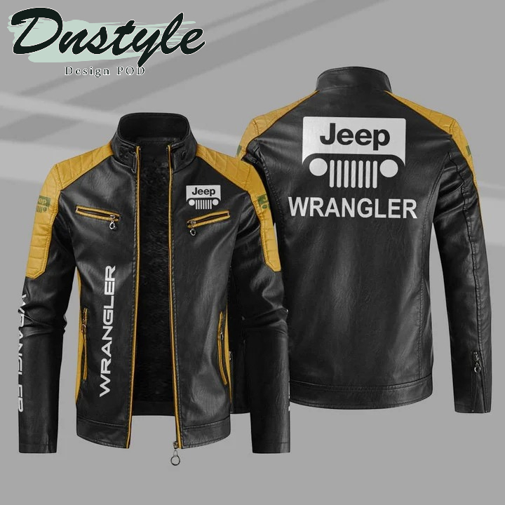 Jeep Wrangler Sport Leather Jacket