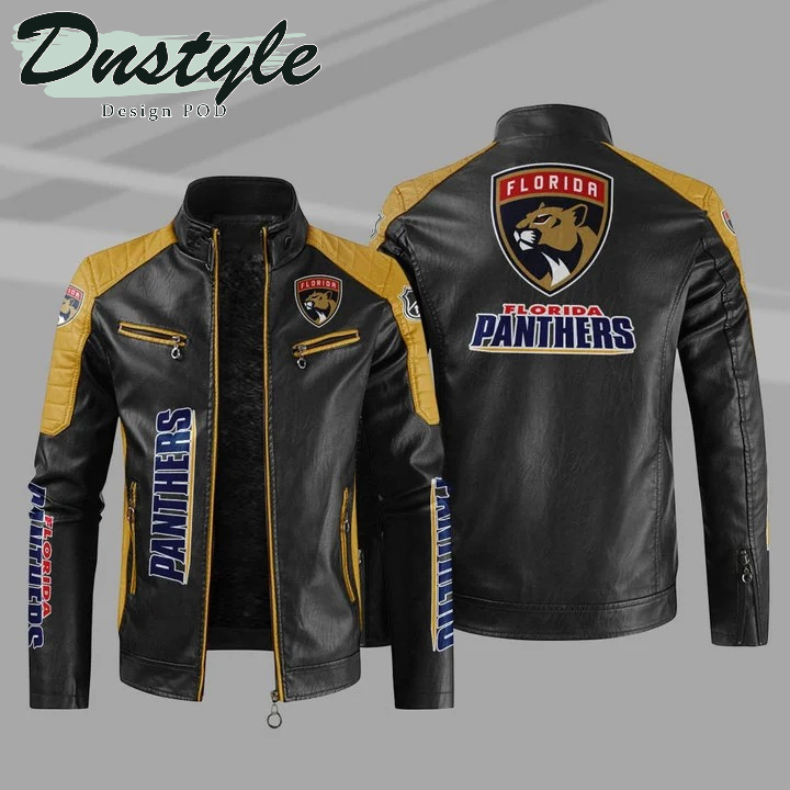 Florida Panthers NHL Sport Leather Jacket