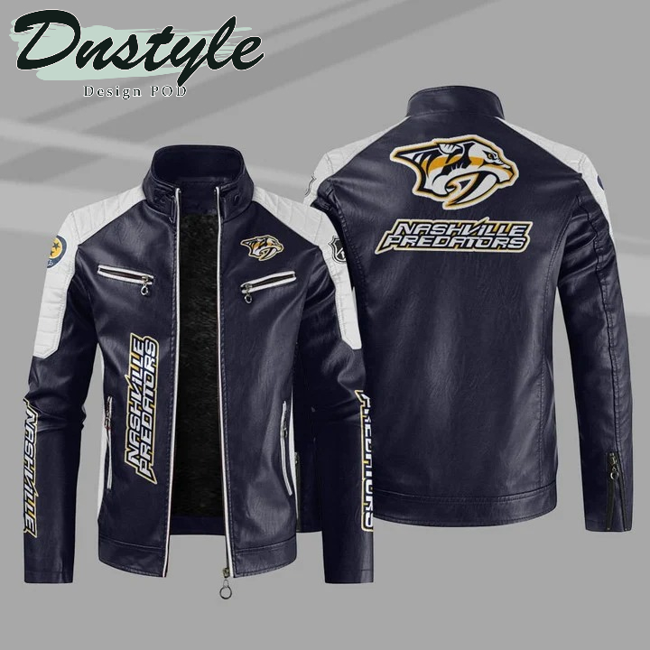 Nashville Predators NHL Sport Leather Jacket