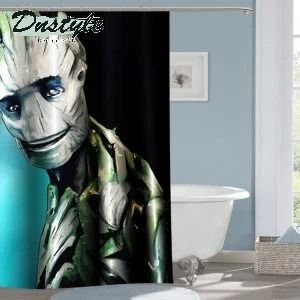 Groot Guardians Of The Galaxy Avengers Shower Curtain Waterproof Bathroom Sets Window Curtains