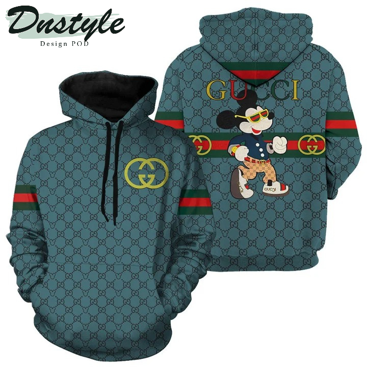 Gucci Mickey All Over Print 3d Hoodie