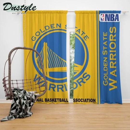 Golden State Warriors NBA Basketball Window Curtains
