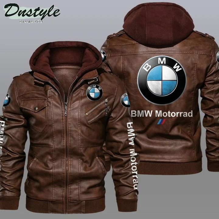 BMW motorrad hooded leather jacket