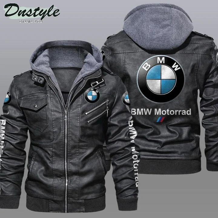 BMW motorrad hooded leather jacket