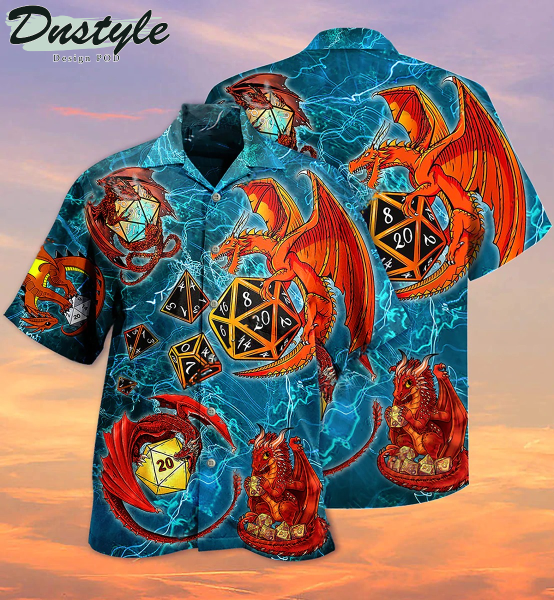 Dragon D20 Love Life Limited Hawaiian Shirt
