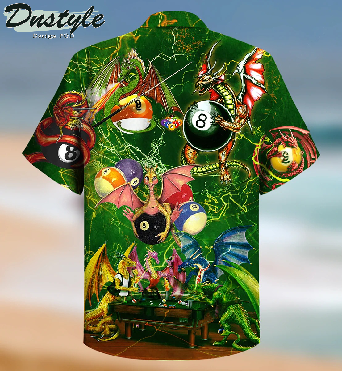 Dragon Billiard Love Life Hawaiian Shirt