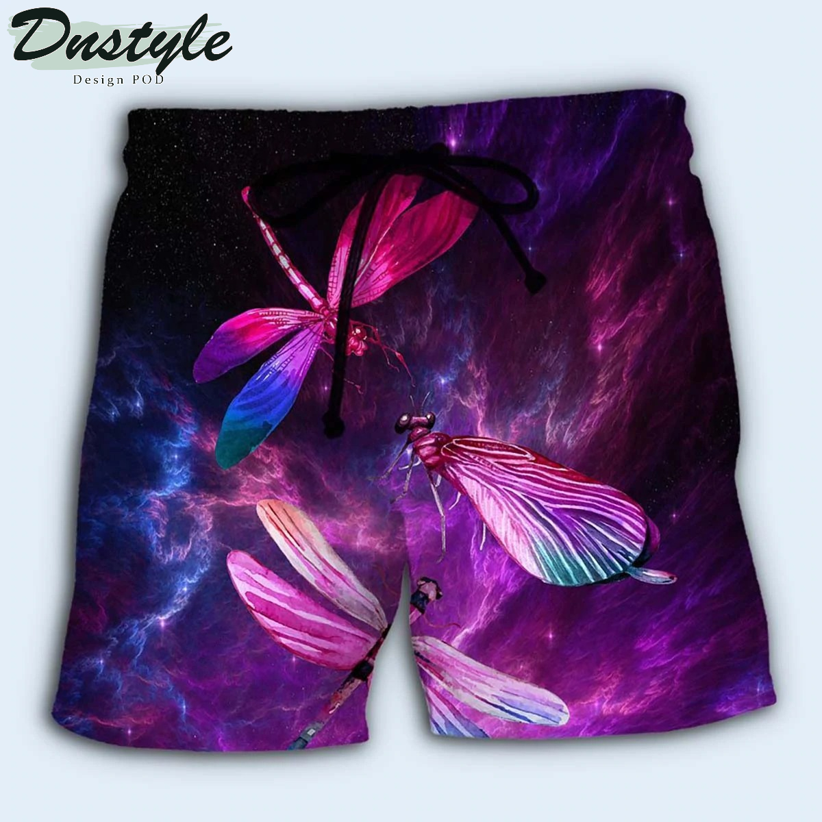 Dragonfly Purple Love Sky Hawaiian Shirt