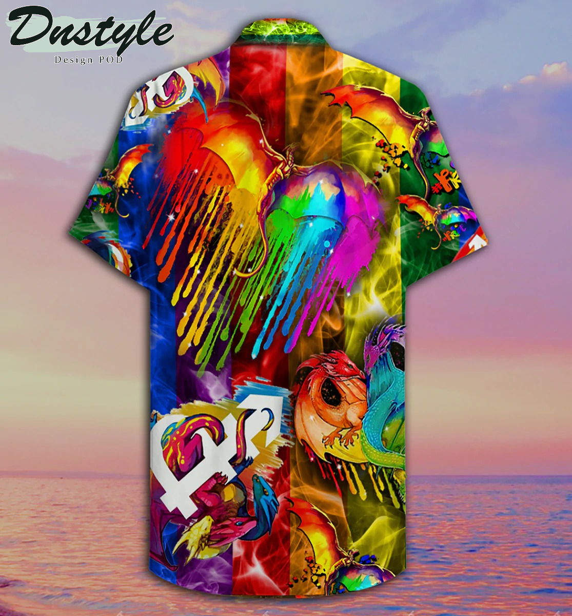 Dragon LGBT Love Life Hawaiian Shirt
