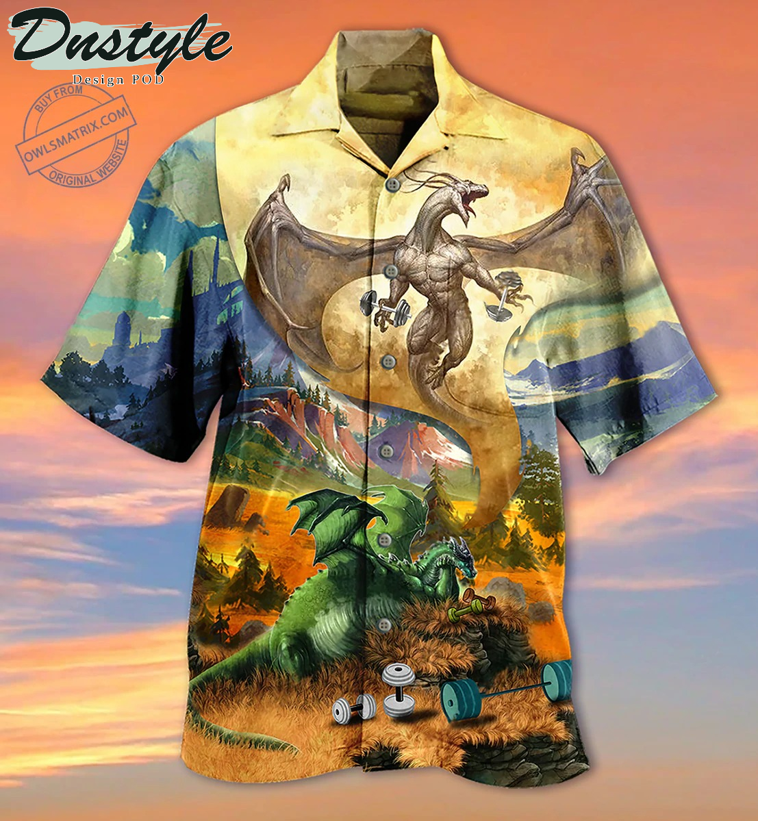 Dragon Gymer Love Life Hawaiian Shirt