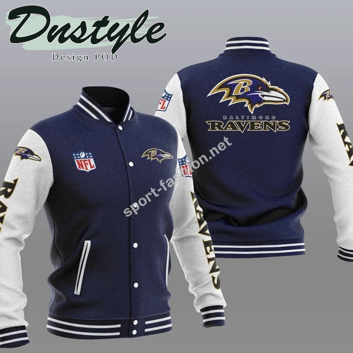 Baltimore Ravens NFL Varsity Bomber Jacket