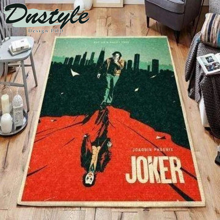 Joker Joaquin Phoenix Area Rug Living Room Rug Home Decor