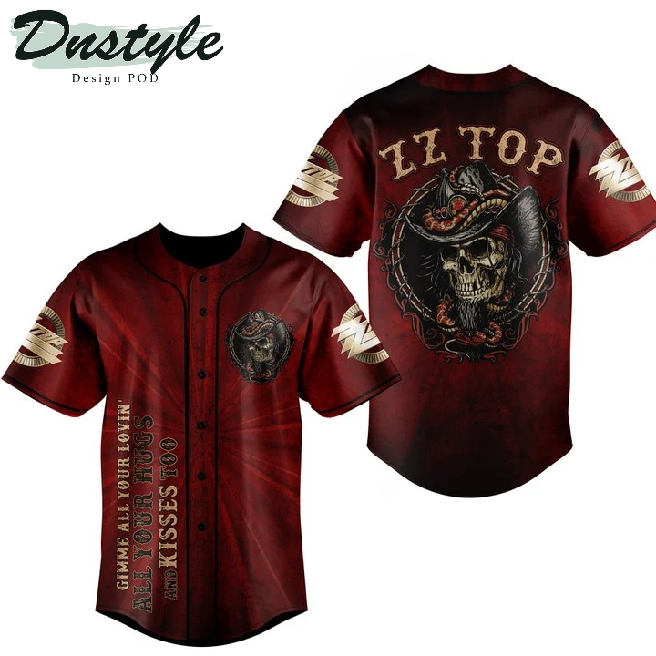 ZZ Top Gimme All Your Lovin 3D All Over Printed Baseball Jersey