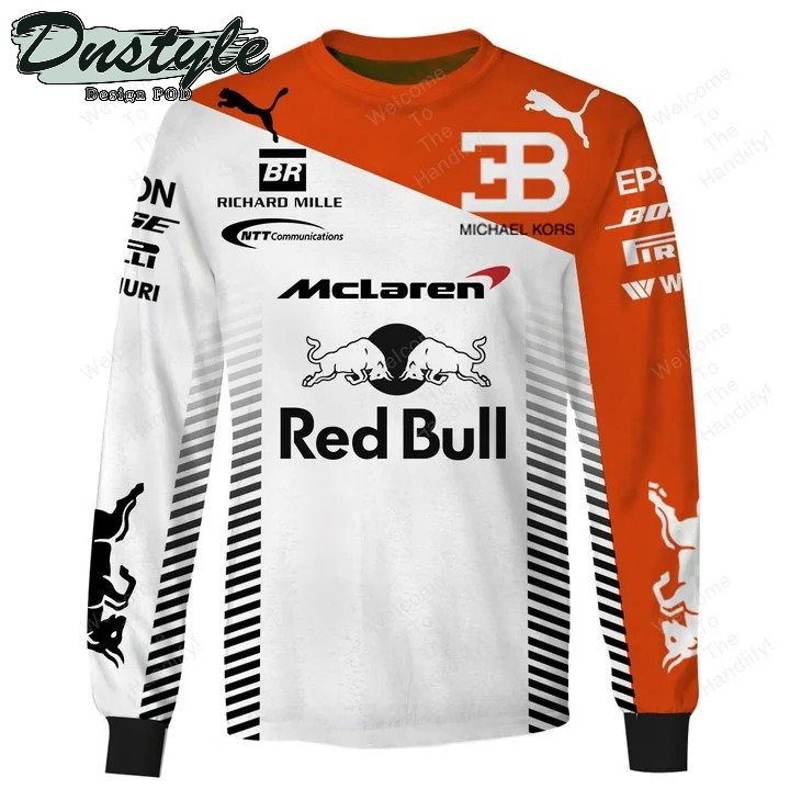 Mclaren F1 Team Racing Red Bull Richard Mille Michael Kors Black All Over Print 3D Hoodie