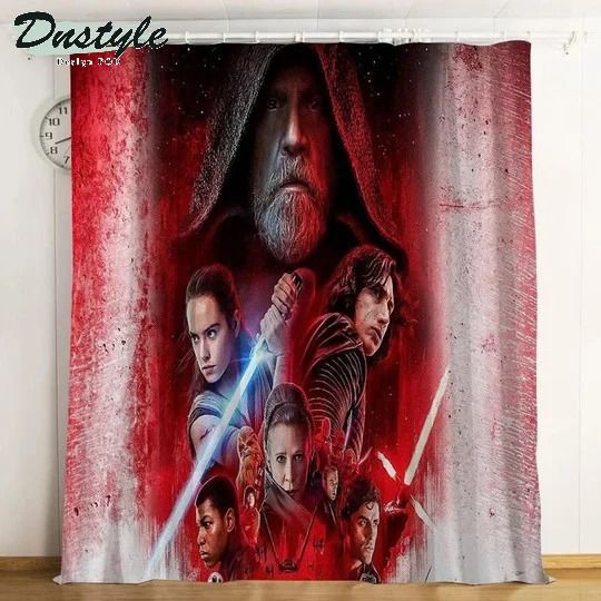 Star Wars Red Blood 3d Printed Window Curtains