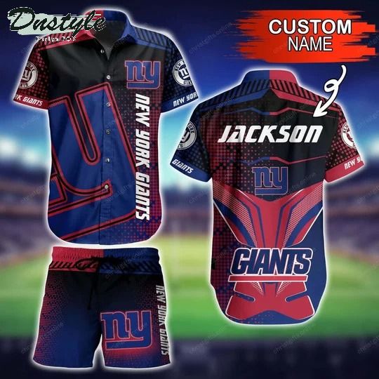 Personalized New York Giants NFL Hawaii Shirt