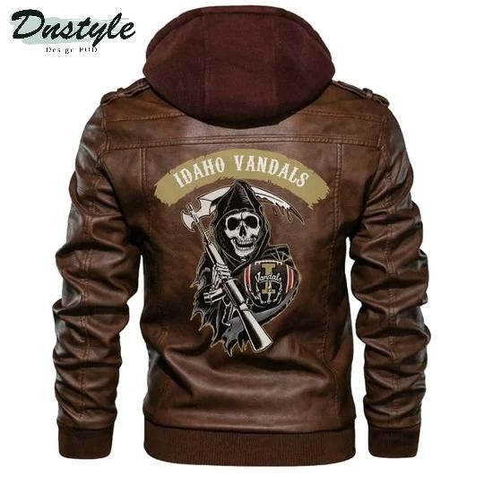 Idaho Vandals Ncaa Football Sons Of Anarchy Brown Leather Jacket