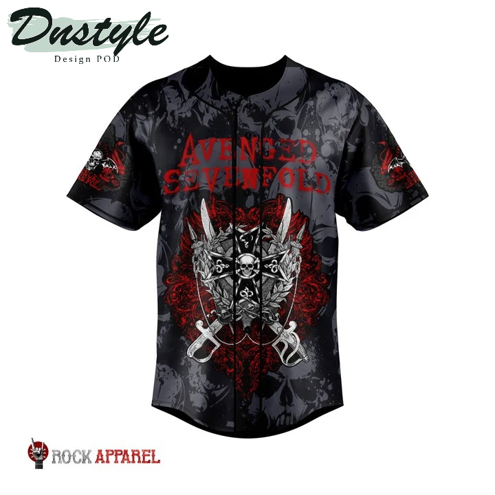 Personalized Avenged Sevenfold Rock Band 3D All Over Printed Baseball Jersey