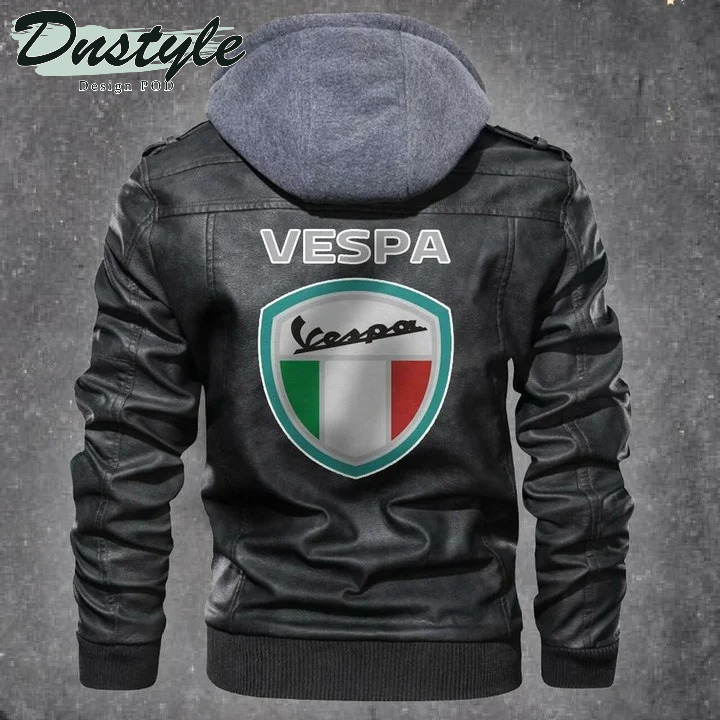 Vespa Motorcycle Leather Jacket