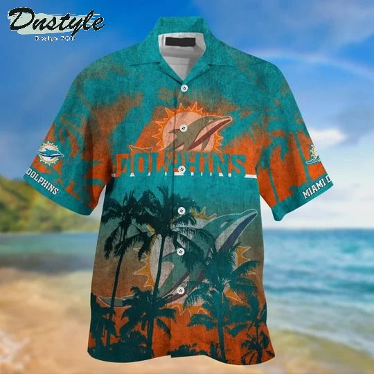 Miami Dolphins NFL Summer Hawaii Shirt And Short