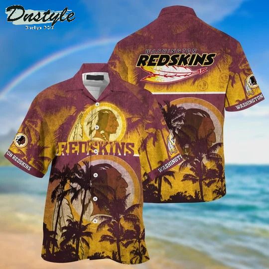 Washington Redskins NFL Summer Hawaii Shirt And Short