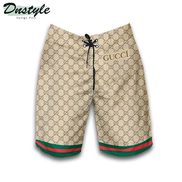 Gucci Combo Hawaiian Short And Flip Flops Sandal