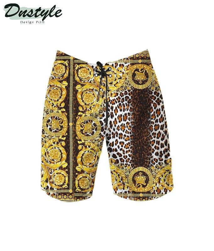 Versace Style 9 Combo Hawaiian Short And Flip Flops