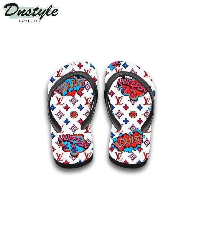 Louis Vuitton LV Style 13 Combo Hawaiian Short And Flip Flops