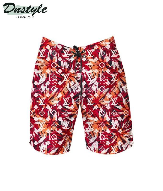 Louis Vuitton LV Style 24 Combo Hawaiian Short And Flip Flops