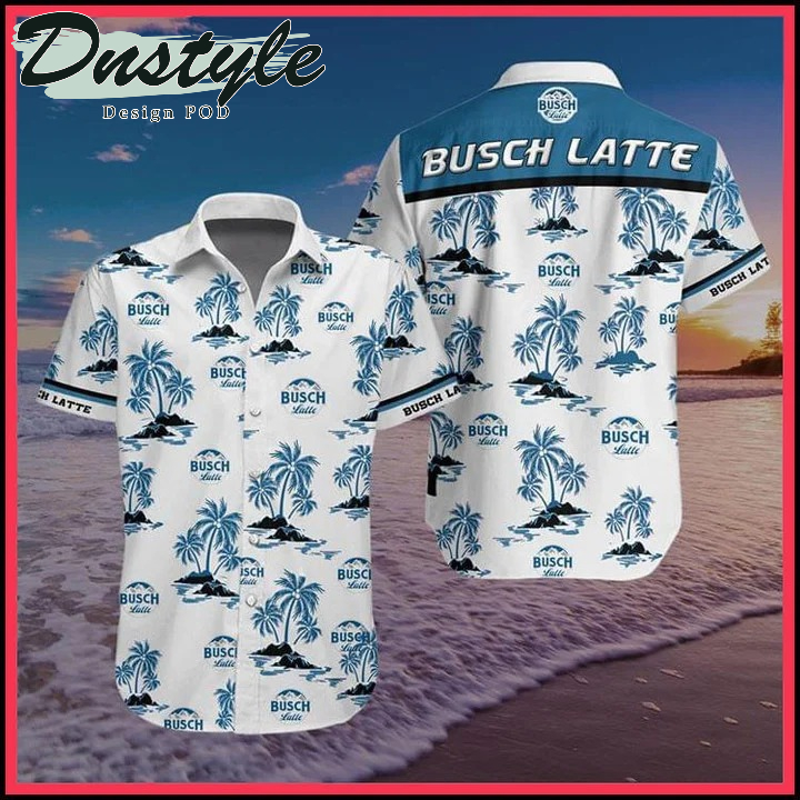 Busch Latte Beer Logo Hawaiian Shirt