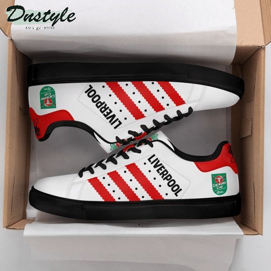 Liverpool FC Carabao Cup Winners 2022 white stan smith low top shoes