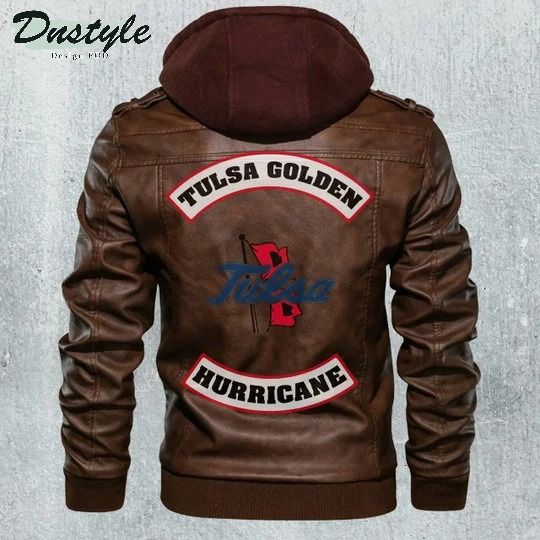Tulsa Golden Hurricane Ncaa Football Leather Jacket