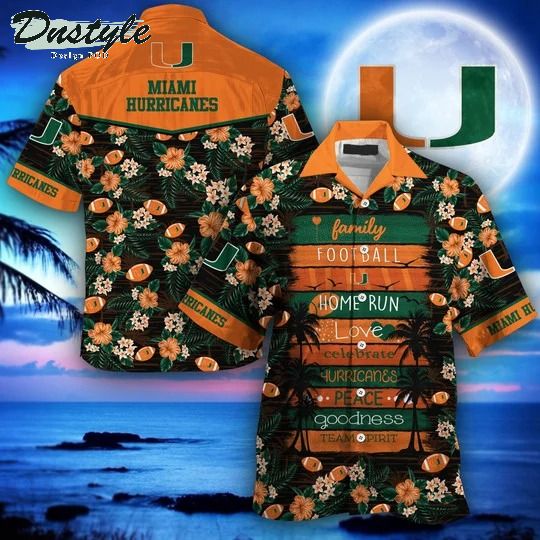 Miami Hurricanes football NCAA Summer Hawaii Shirt