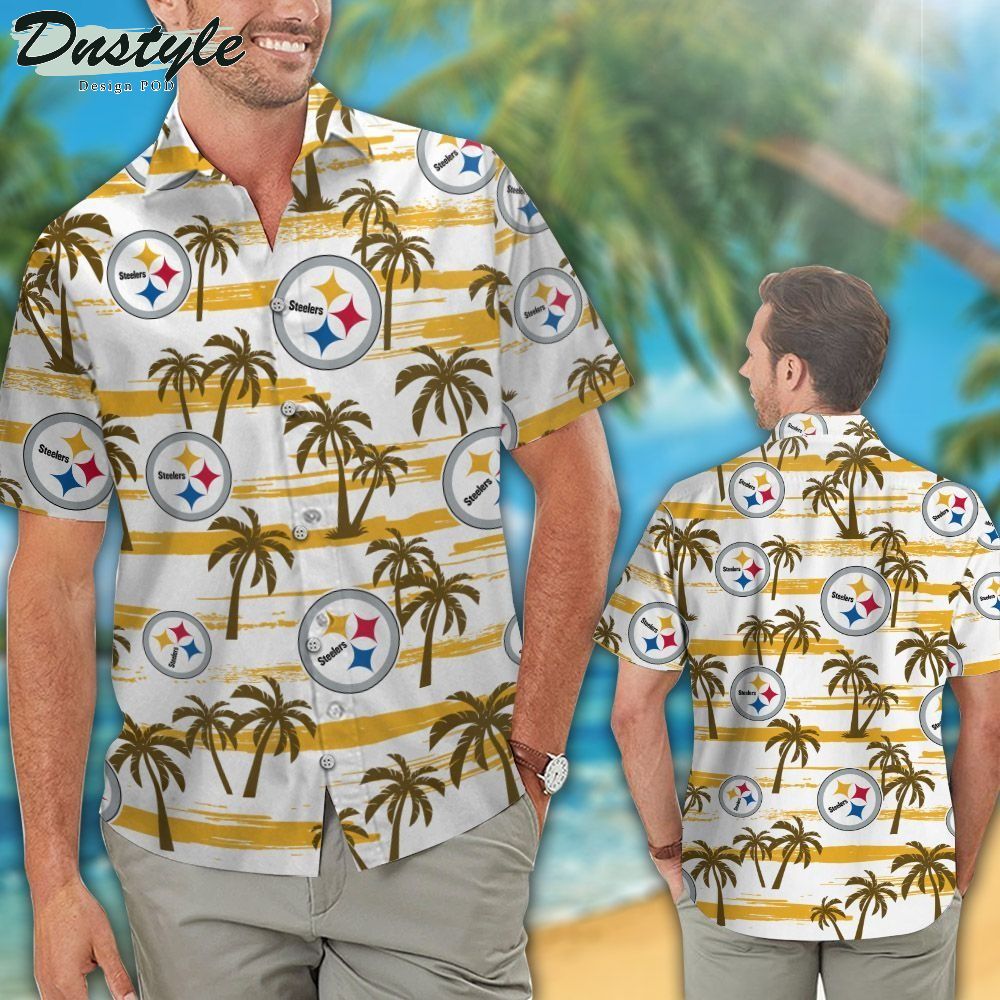 Pittsburgh Steelers NFL Tropical Aloha Hawaiian Shirt