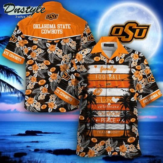 Oklahoma State Cowboys family football home run love NCAA Summer Hawaii Shirt