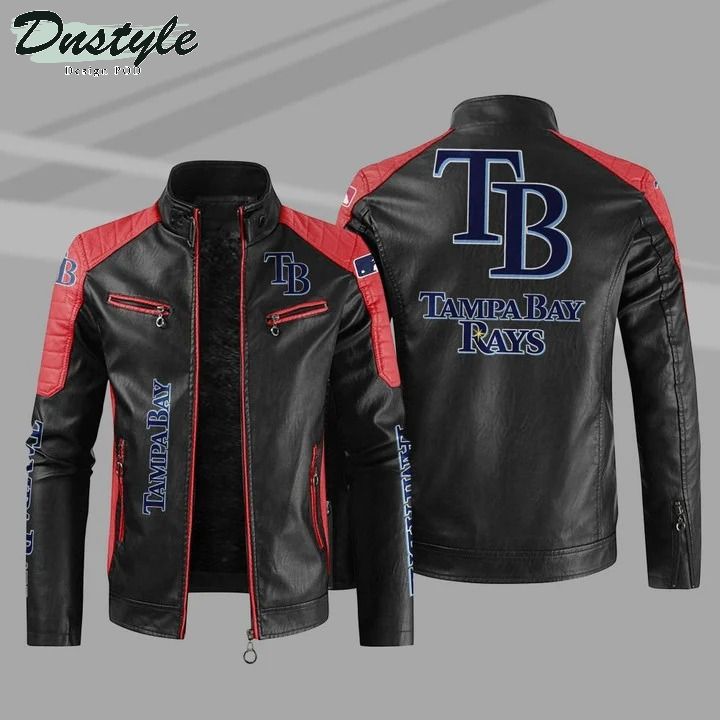 Tampa Bay Rays MLB Sport Leather Jacket